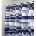 Interdesign iDesign 72 in. H X 72 in. W Navy Stripes Shower Curtain Polyester 35520